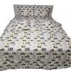 Lenjerie de pat pentru copii, 6 piese, cearsaf 240 x 260 cm, 100% bumbac ranforce