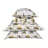 Lenjerie de pat pentru copii, 6 piese, cearsaf 240 x 260 cm, 100% bumbac ranforce