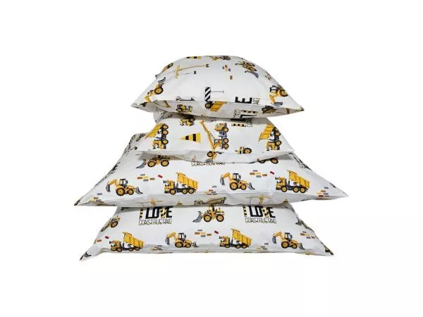 Lenjerie de pat pentru copii, 6 piese, cearsaf 240 x 260 cm, 100% bumbac ranforce