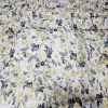 Lenjerie de pat cu flori galbene, , 6 piese, 100% bumbac ranforce