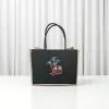 Sacosa textila cu camile, 41 x 33 x 18, broderie, 100% bumbac doc- iuta