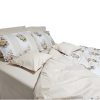 Lenjerie de pat cu trandafiri, 8 piese, 240 x 260 cm, 100% bumbac ranforce